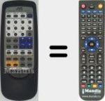 Replacement remote control for RM-SXMV7U