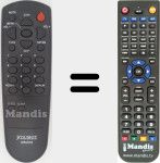 Replacement remote control for SR2016