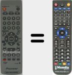 Replacement remote control for VXX2981