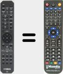 Replacement remote control for RAS2 (ZG936400)