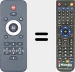 Replacement remote control for BOX-35LED