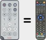 Replacement remote control for RC6134 (MKJ41405901)