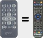 Replacement remote control for PG534
