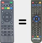 Replacement remote control for REMCON1895