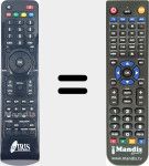 Replacement remote control for REMCON1981