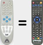 Replacement remote control for REMCON2082