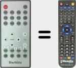 Replacement remote control for STAR001