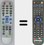 Replacement remote control for MV-4401
