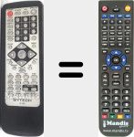 Replacement remote control for SY-450