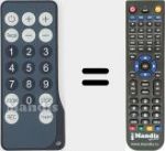 Replacement remote control for Technaxx001