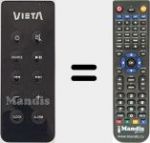 Replacement remote control for VIE004