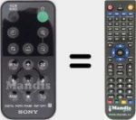Replacement remote control for RMT-DPF1 (148075711)