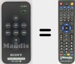 Replacement remote control for RMT-CM5iP (988516842)