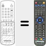 Replacement remote control for 3F1400033071