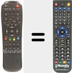Replacement remote control for REMCON806
