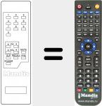 Replacement remote control for REMCON916