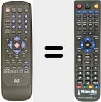 Replacement remote control for REMCON1102