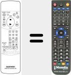 Replacement remote control for REMCON828