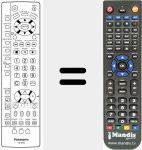 Replacement remote control for EUR7619010