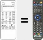 Replacement remote control for REMCON778