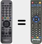 Replacement remote control for RMG10 (0320200096)