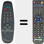 Replacement remote control for REMCON987