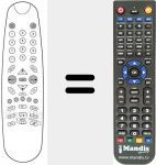 Replacement remote control for REMCON271