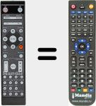 Replacement remote control for X600