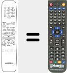 Replacement remote control for RC302S
