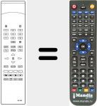 Replacement remote control for RC505