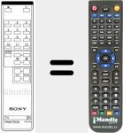 Replacement remote control for RM 656 (A1470810A)