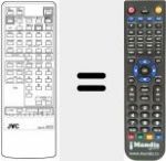 Replacement remote control for RMC707