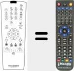 Replacement remote control for REMCON1096