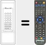 Replacement remote control for REMCON1242