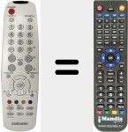 Replacement remote control for TM95 (BN5900705B)