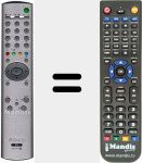 Replacement remote control for RM 944 (147865413)