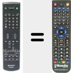 Replacement remote control for RM-S04A (994800914)