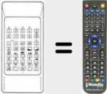 Replacement remote control for RCT 3871 (925TX0722)