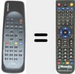 Replacement remote control for RC500