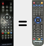 Replacement remote control for Rock HD