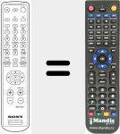 Replacement remote control for RM-X 501 (141847711)