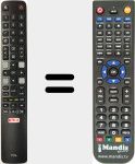 Replacement remote control for RC 802 N YAI 1