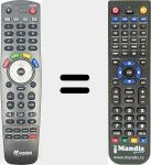 Replacement remote control for HD300-NET