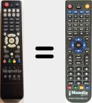 Replacement remote control for HDSR420HD