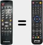 Replacement remote control for 00107J