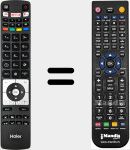Replacement remote control for RC5118F (0530019282)