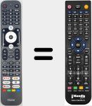 Replacement remote control for 0530089674 (70061580)