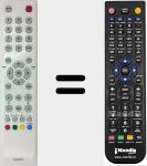 Replacement remote control for RC3000E03 (06-IRPT37-ARC300)