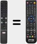 Replacement remote control for IRC802N (06-IRPT45-IRC802N)