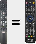 Replacement remote control for 06IRPT45LRCHF802